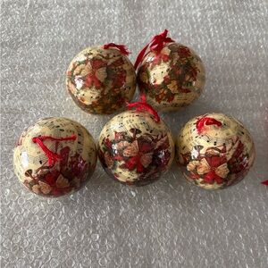 Victorian style the decoupage ornaments